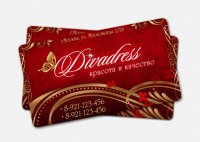 Визитка для Divadress