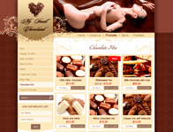 Дизайн сайта My Small Chocoland