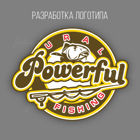 Логотип для любителей рыбалки