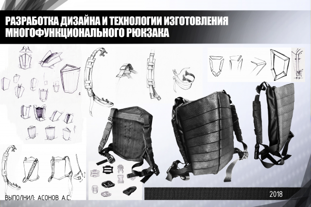 Полу-беговой, полу-повседневный рюкзак