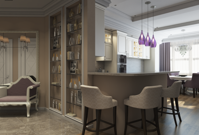 Интерьер квартиры (Москва)