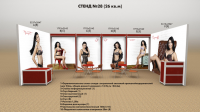 Брендирование стенда для выставки Lingerie Show Forum