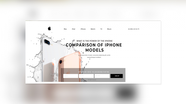 Comparison Iphone