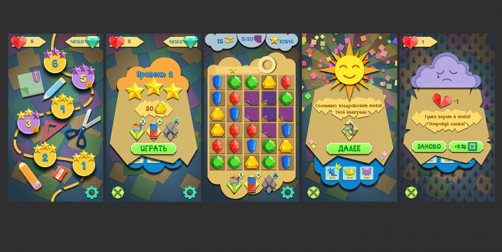 Концепт матч3 игры