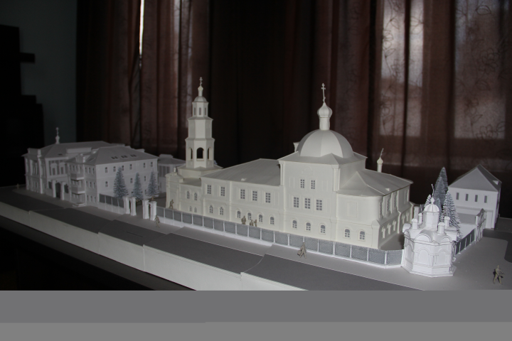Макет комплекса церкви Сошествия Св. Духа г. Казань