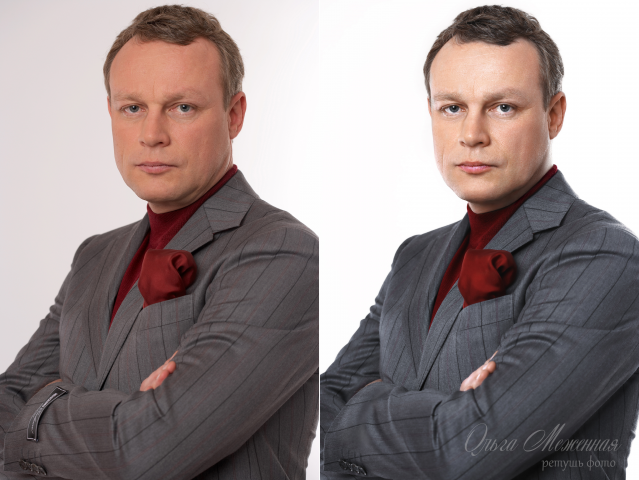 Ретушь. Мужской портрет