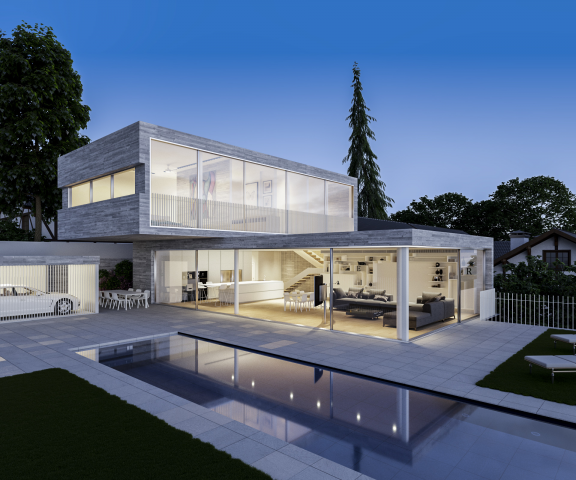 The house in the style of Constructivism