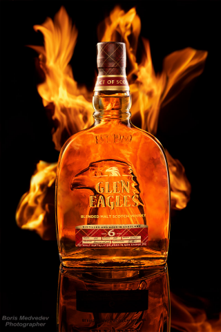 реклама алкогольных напитков - шотландский виски Glen Eagles