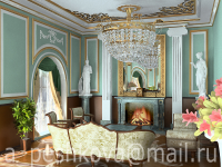 Интерьер, 3D-Max, Vray, Photoshop