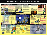 Стенд "Криминогенная ситуация вокруг нас"