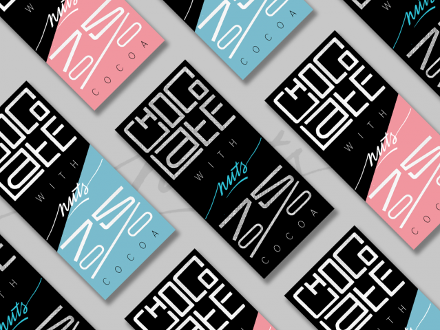 Марафон "Академия леттеринга" #3 - Упаковка шоколада