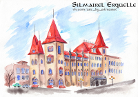 Saratov Conservatory Gothic Building With Red Roofs