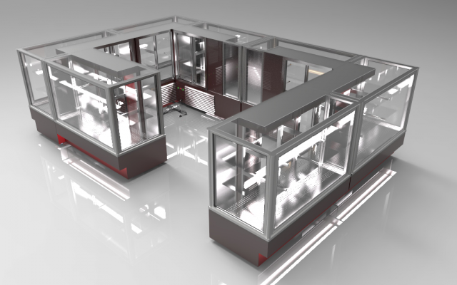 Холодильное оборудование островок