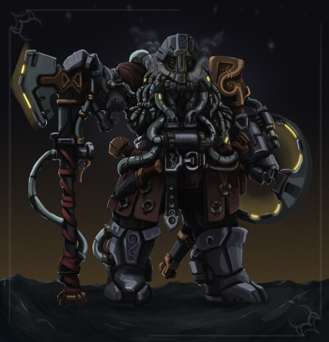 Viking warrior from outer space