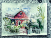 Пленэр. Зарисовка