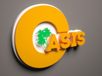 Интерьерная вывеска "OASIS"