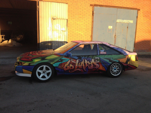 Аэрография/Ниссан сильвиа s12 go hard