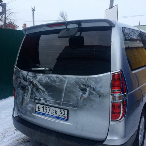 Аэрография/Хендай старекс истрибители