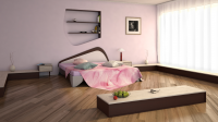 Pink bedroom