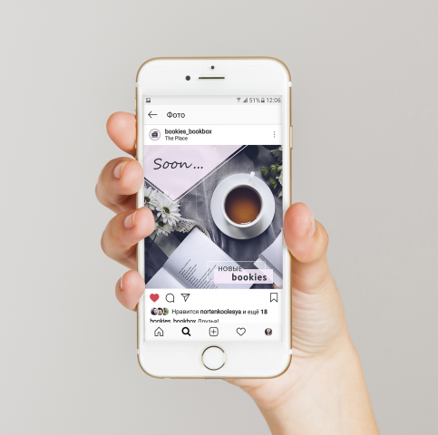 Дизайн для Instagram bookies_bookbox