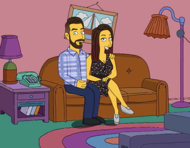 Портрет в стилистике «Симпсонов»