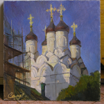 Пейзаж 50х50, холст/масло