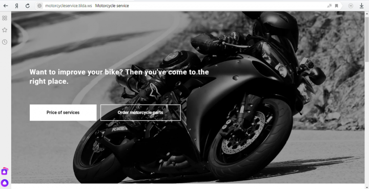 Motorcycle service