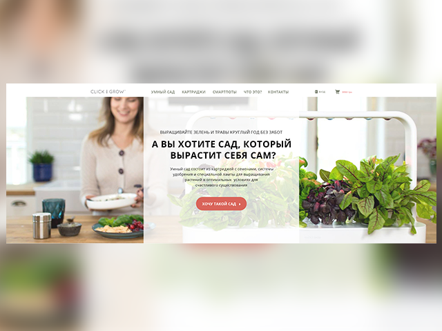 Дизайн магазина по продаже новых гаджетов "умный сад"