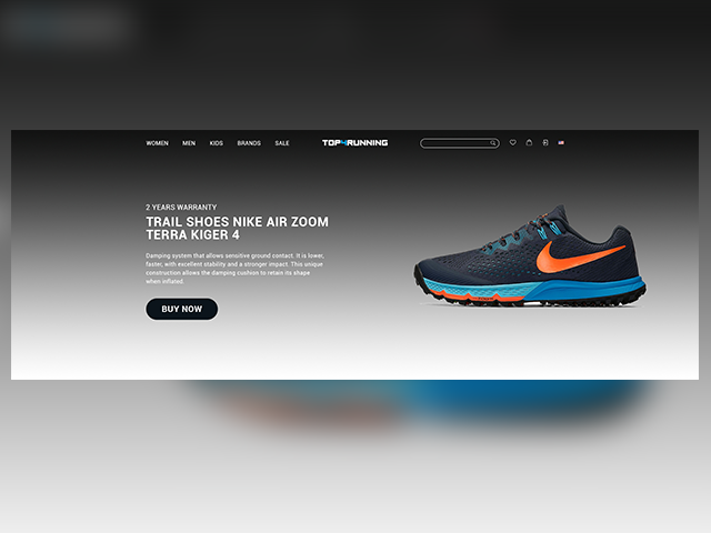 Сайт по продаже спортивной обуви