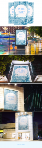 White Party banner