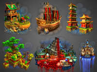 Objects for game "Elementary my dear Majesty"