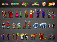 Objects for game "Magic Orbz"