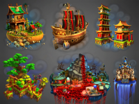 Objects for game "Elementary my dear Majesty"