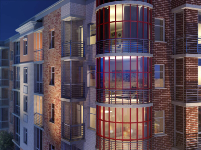 Визуализация ЖК Легенда — архитектура фасада