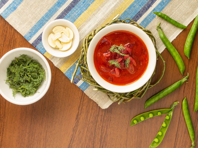 фуд фото красный суп