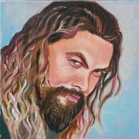 Портрет маслом 30*30