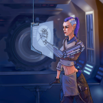 Концепт Sci_Fi персонажа - инженер