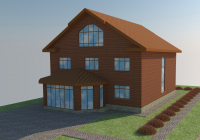 Концепция фасада жилого дома