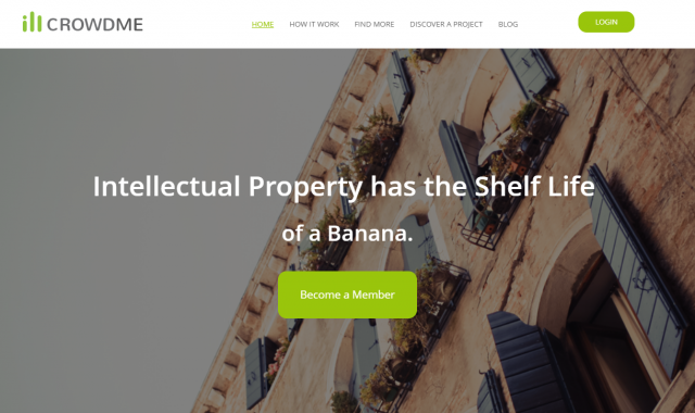 Landing Page Crowdme