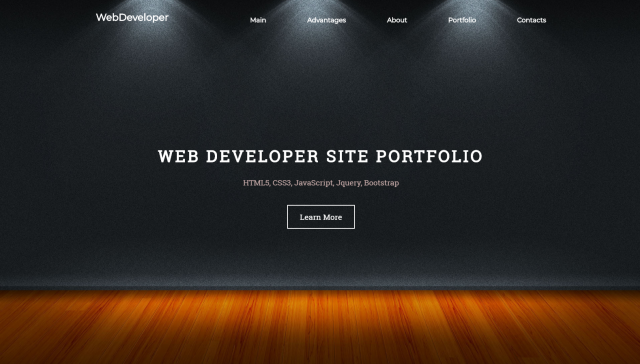 Дизайн Landing page. "My" Portfolio