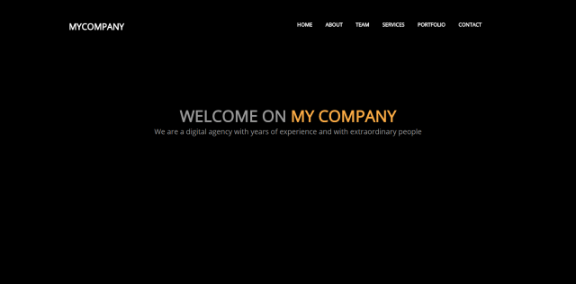 Дизайн Landing page. "My Company"