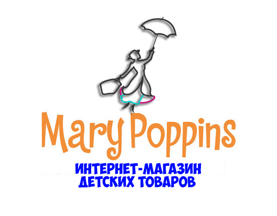 Логотип интернет-магазина с тематикой Mary Poppins