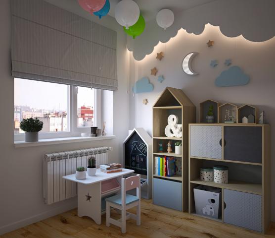 Детская, 3d визуализация