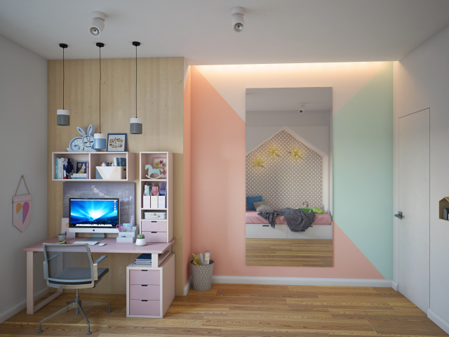 Детская, 3d визуализация
