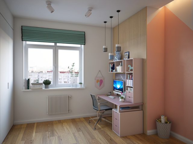 Детская, 3d визуализация