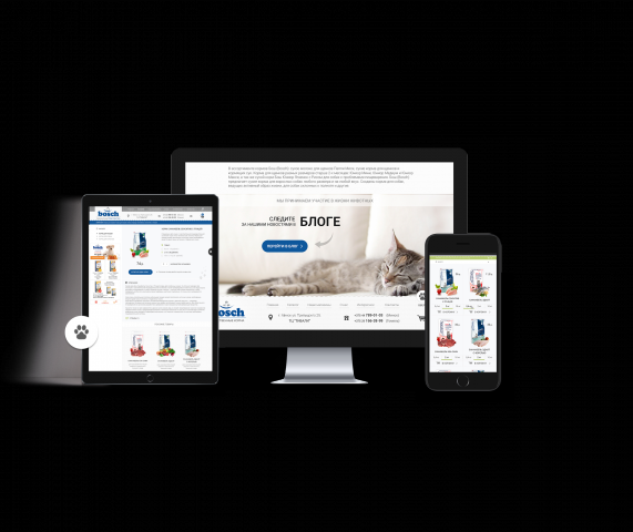 Сайт с индивидуальным дизайном