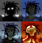 Шарж на самого себя в стиле Gorillaz.