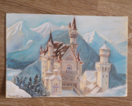 Зимнее безмолвие (пастель)