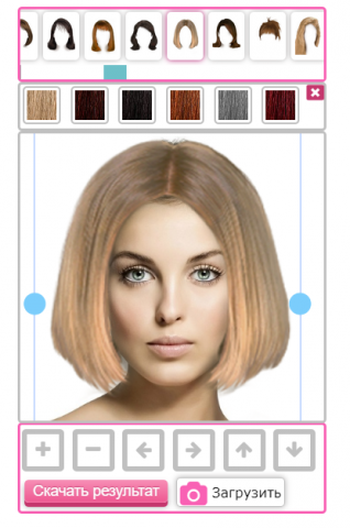 Скрипт "Подобрать прическу онлайн"