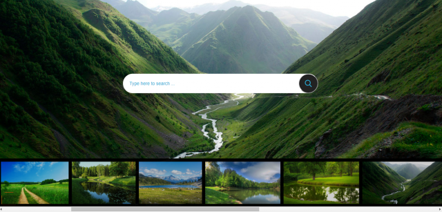 Создание фотогалереи на сайте "Your nature"